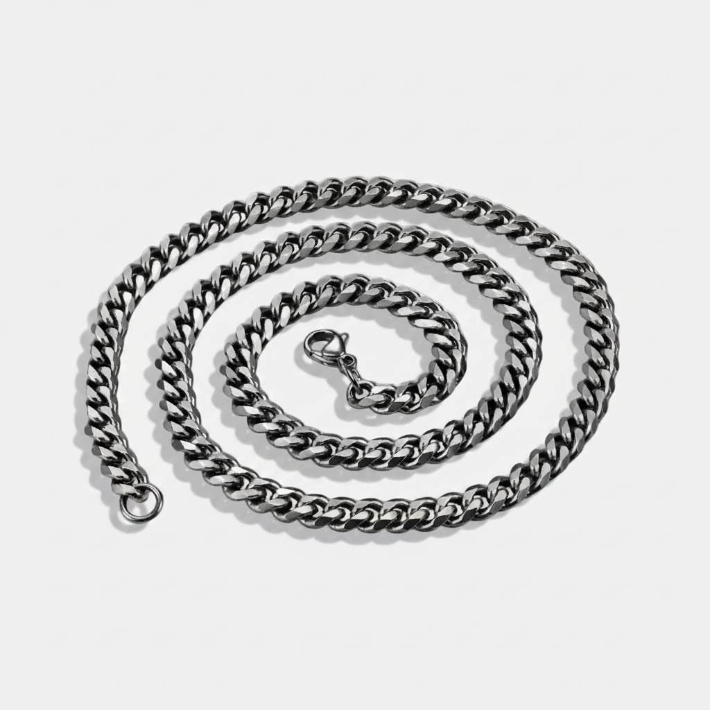 Oxidised Cuban Chain 5MM