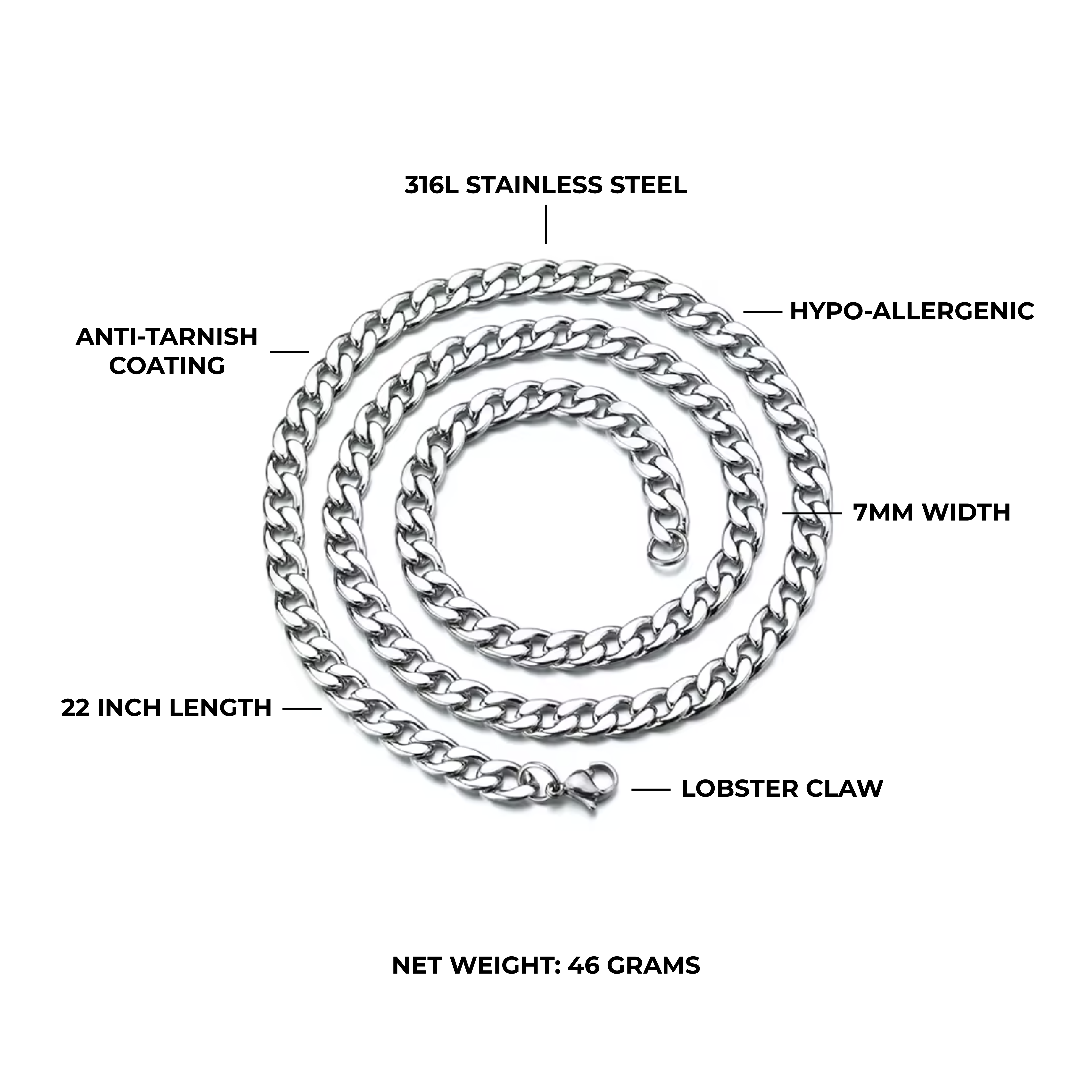 Cuban Chain 7MM