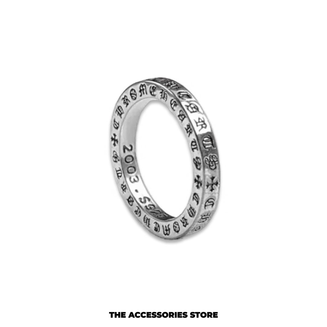 Forged Script Spacer Ring V2