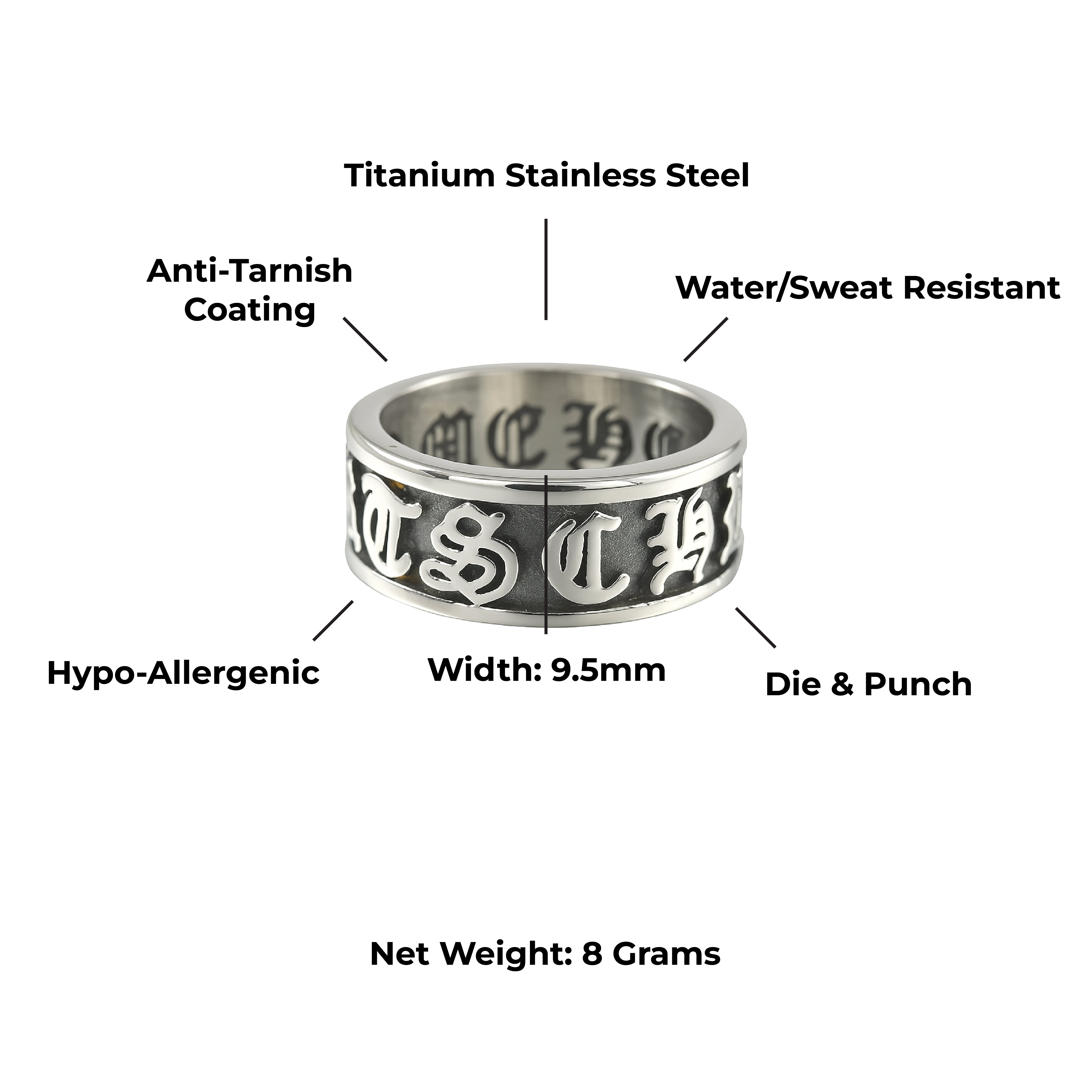 Obsidian Script Ring