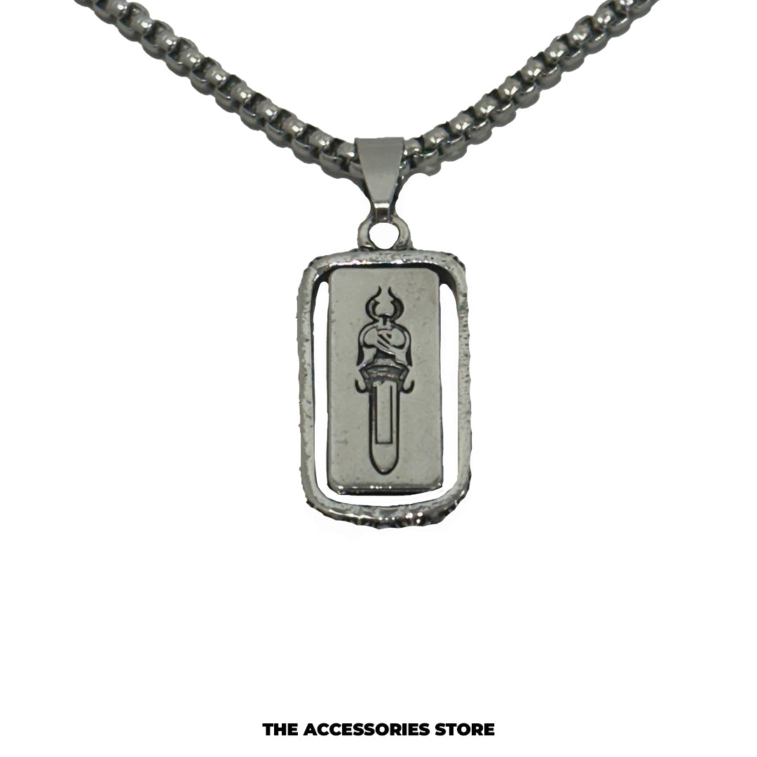 Revolving Chrome Pendant