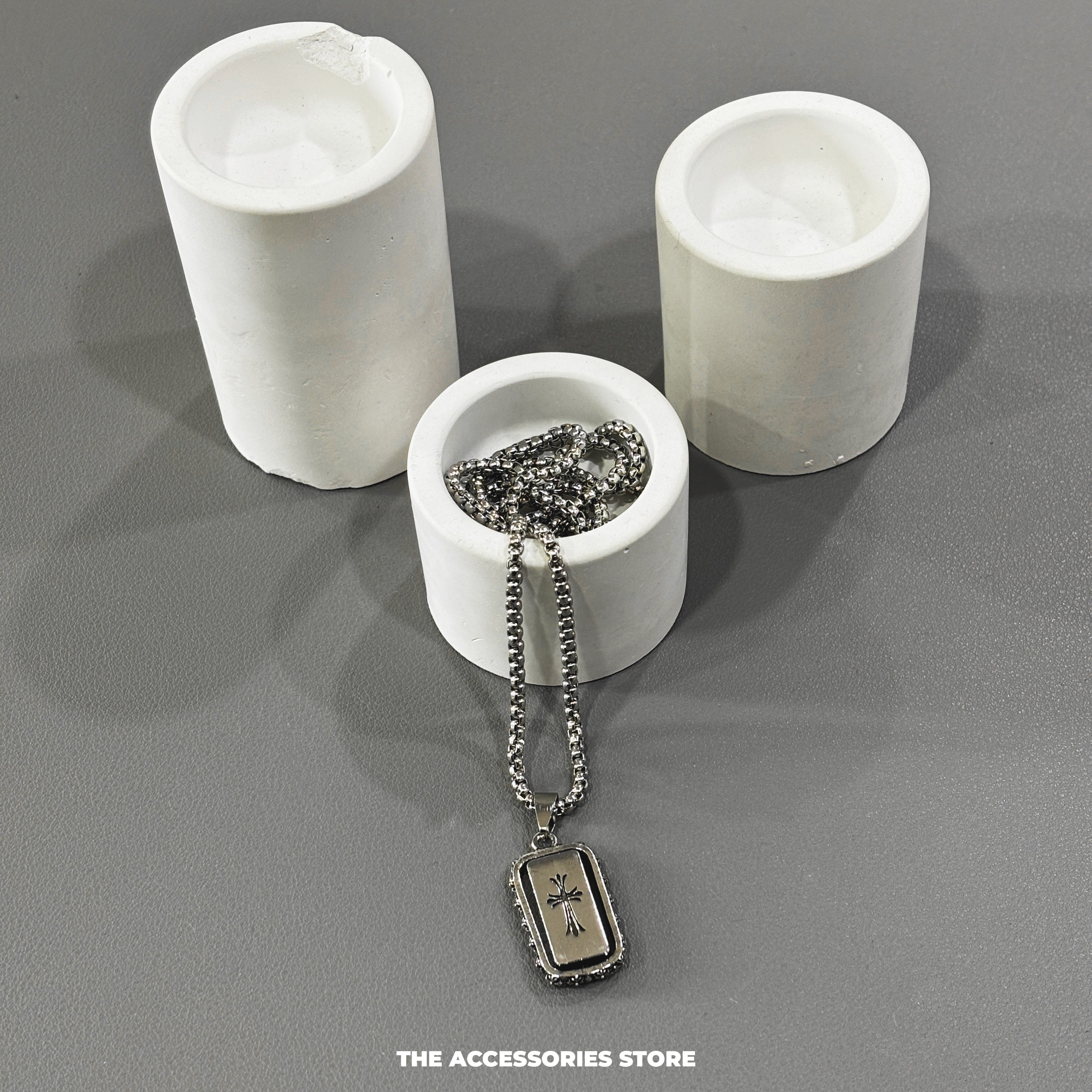 Revolving Chrome Pendant