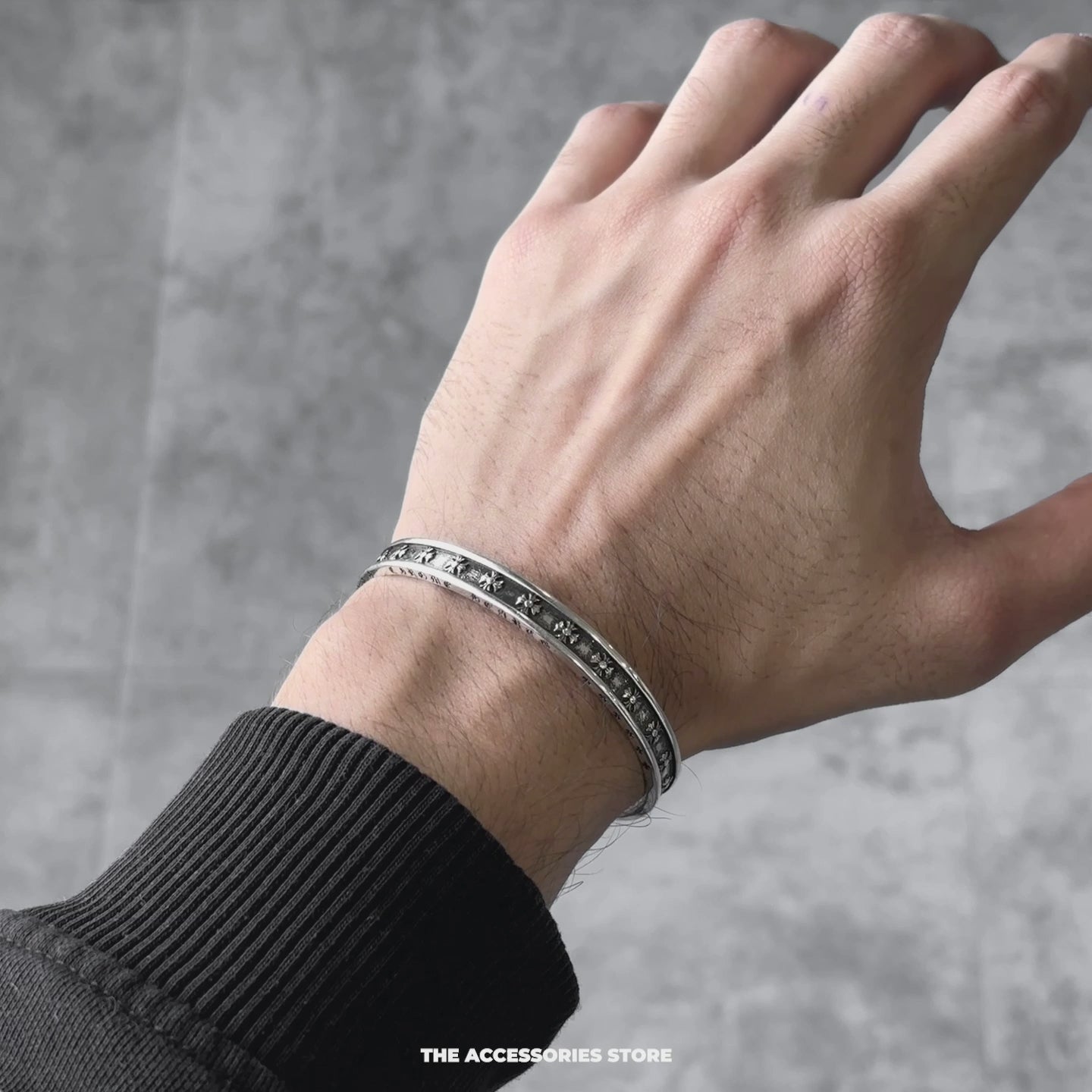 Obsidian Fleur Band